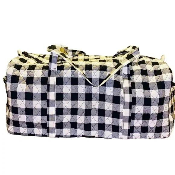 Vera Bradley Buffalo Check Large Travel Duffel - Picture 3 of 3